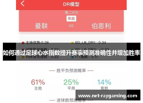如何通过足球心水指数提升赛事预测准确性并增加胜率